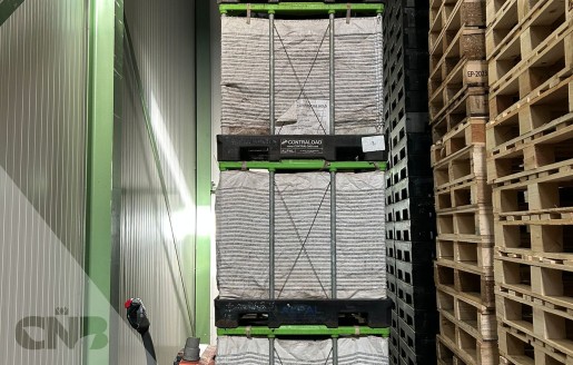 Foto van Kuubskisten /Bigbag pallet contra load