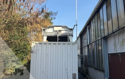 Foto van Ammoniak koude machine  in 40 foot zeecontainer