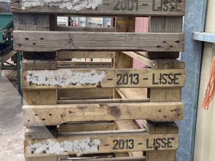 Houten onderzetter 75x50