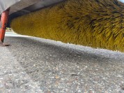 Foto van veegmachine